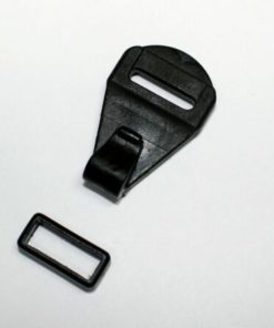 Quick clip PVC fastener for accordion strap