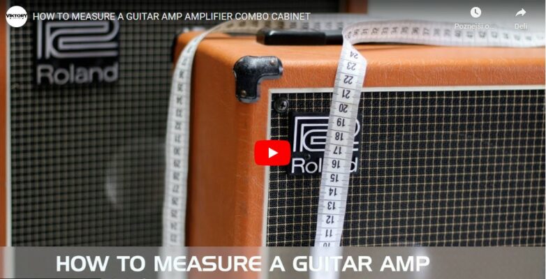 Viktory covers how to measure a guitar amp combo cabinet